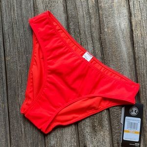 Under Armour bright orange swim bottoms